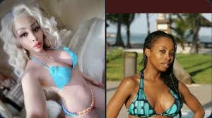 Khanyisile mbau (born october 15, 1985), known professionally as khanyi mbau, is a south african actress, television host and artist. Khanyi Mbau Roasted On Twitter After Posting Her Over Bleached Body Ireport South Africa News