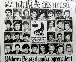 Gazi Egitim Enstitusu 1976 1977 Donemi Yildirim Beyazit Ogrenci Yurdu Ogrencileri Irfan Tetik Ferhat Gunaydin Zeki Taskin Muzaffer Bozkurt Ve Ali Durdu Egitim