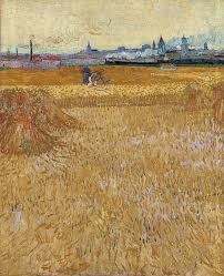 Campo De Trigo Com Ciprestes Wikipedia The Harvesters Vincent Van Gogh 1888 Com Imagens Arte Van Gogh Desenhos Van Gogh Pintores