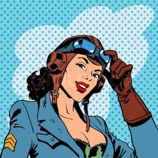 Share your experience and become verified! Pin Up Girl Pilot Aviation Army Beauty Stock Vector Colourbox