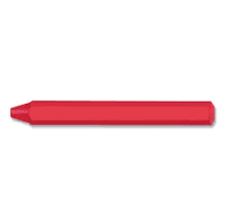 Scan-It® Plus Fluorescent Crayon, 1/2 in dia/Hex/Hard, 4.75 in L,  Watermelon Red, 12 MKR/DOZ