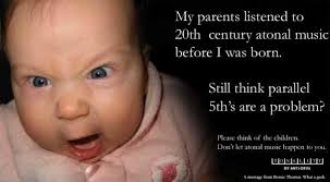 From the Facebook Group, "Every time you write parallel fifths, Bach kills  a kitten."