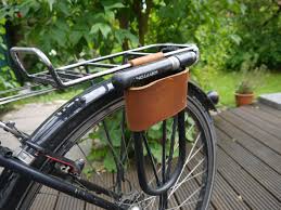 Bugelschloss Halter Eigenbau Leder Velo