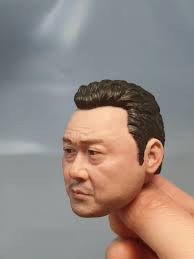 1/6 Scale Train To Busan Tong Seok Ma PVC Head Sculpt Model for 12'' Male  Soldier Action Figure Body Dolls