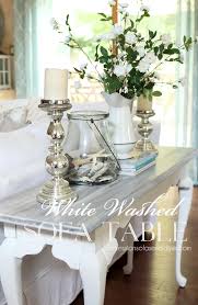 Safavieh gray wash lois three drawer side table. White Washed Sofa Table Confessions Of A Serial Do It Yourselfer