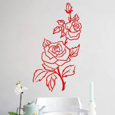 Pajangan dinding 15×30 motif bunga tulip pajangan kamar walldecor ruang tamu atau hiasan tembok penghias dinding atau hiasan. Paling Bagus 13 Lukisan Bunga Mawar Di Tembok Koleksi Bunga Hd