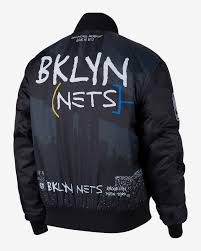 Brooklyn nets logo image sizes: Brooklyn Nets City Edition Courtside Men S Nike Nba Jacket Nike Ae