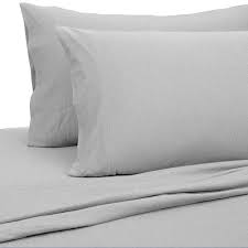What are jersey knit sheets? Malina Cotton Jersey Bed Sheet Set Fresh Linen Light Gray Twin Walmart Com Walmart Com