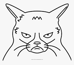 Not only will we show you the best of grumpy cat, but we'll also explain how the whole movement even started. Grumpy Cat Coloring Page Free Grumpy Cat Coloring Pages Hd Png Download Transparent Png Image Pngitem