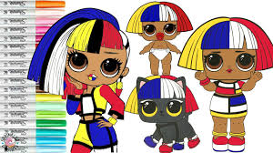 I can't stop teasing guys ch. Lol Surprise Dolls Coloring Book Page Family Lol Omg Angles Shapes Lil Sister And Purrfect Shapes Youtube