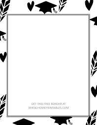 15 Free Graduation Borders With 5 New Designs Home Printables Graduation Border Graduation Words Graduation Printables