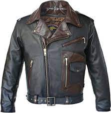 New Hillside Usa Leather Inc Two Tone D Pocket Horsehide Motorcycle Jacket Mens Coats Jacket 639 Looknewclothing Offers On Top Store Herenmode