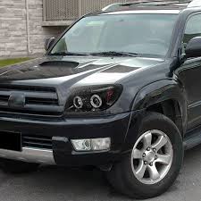 With our great variety of headlights for your 4 runner, we offer the perfect replacement part in case your factory lights are broken or damaged. Spec D Tuning Compatible With 2003 2005 Toyota 4runner Halo Led Glossy Black Projector Headlights 2004 Left Right Walmart Com Walmart Com