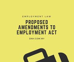 Check spelling or type a new query. Proposed Amendments To The Employment Act Donovan Ho