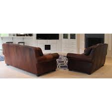 All leather sofa and loveseat in good condition. Haverty S Leather Trend Vintage Autumn Sofa And Loveseat Set Chairish