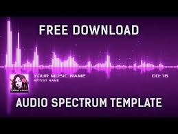 Download free audio spectrum music visualizer template for after effects cs6 and above only on freetemplateshop.com Audio Spectrum Visualizer After Effects Template Free Download Youtube Gambar Bergerak Ilustrasi Grafis Gerak