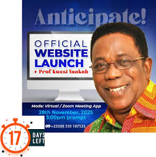 17 Days to Go! You are invited to join my WhatsApp group for the upcoming  launch of my personal website. Don't be left out. Shout out to Francis  Owusu