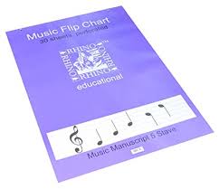 amazon com rhino a1 educational music flipchart pad