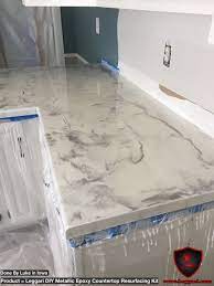 We Have The Perfect Solution For High End Countertops With Out The High End Prices Get Your Diy Metalli Diy Countertops Diy Kitchen Countertops Diy Kitchen