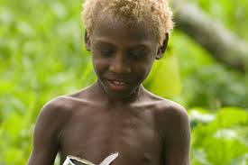 Short blonde hair is when hair is cut short and colored a shade of blonde. Case Closed Blonde Melanesians Understood Discover Magazine