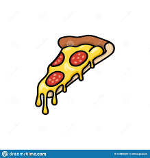 Pizza Slice With Melted Cheese Stock Pizza Drawing Cartoon Pizza Slice Pizza Slice Drawing