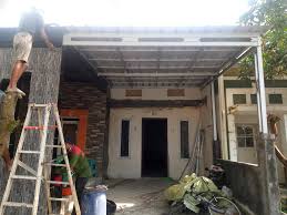 Harga kanopi tampiasan rumah /kanopy garasi murah/balkon. Kanopi Baja Ringan Di Cluster Elverde Deltamas Cikarang Pusat Baja Ringan Cikarang