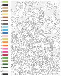 Paint By Number Printable Templates