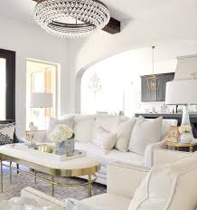 We love this natural white and beige design, which is perfect for every interior scheme. Living Room Makeover Reveal By Decor Gold Designs