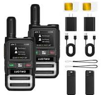 Amazon.com: LUOTWO R300 Nationwide PTT Walkie Talkie with ...