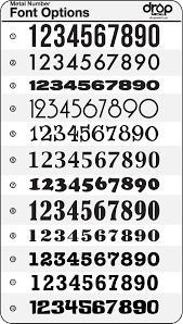 Simply choose one of our number fonts for tattoos, click generate!, and you'll be presented with a perfectly clear, large display of the number font you like. Pin On Design Ideas