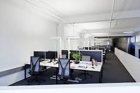 Ajando Next Level Crm Hafenpark Mannheim Open Space Office On The Gallery Lighting Design By Molto Luce Open Space Office Concept Architecture Architecture
