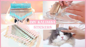 If you already stuck five decals on, i further recommend that you take them off. How To Make Diy Kalimba Tine Stickers Starting A Kalimba Etsy Shop Youtube