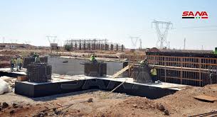 بتوجيه من الرئيس الأسد المهندس خميس يزور محطة توليد الطاقة الكهربائية في دير علي ومشروعي التوسع فيها S A N A