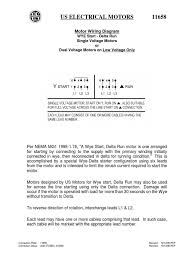 Interconnecting wire routes may be shown approximately, where particular receptacles or. Us Electrical Motors 11658 Motor Wiring Diagram
