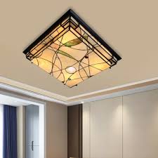 Alibaba.com offers 1,138 square flush mount ceiling light products. Baroque Square Flush Mount Ceiling Light Fixture Led Stained Glass Flushmount In Red Pink Yellow For Living Room Takeluckhome Com