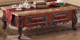 Fairly unique chrome and brass side or coffee table in the hollywood regency style. Engrave Retro Wooden Coffee Table Storage Drawer Marble Top Made In China Coffee Table Wood Coffee Tablecoffee Table Storage Aliexpress