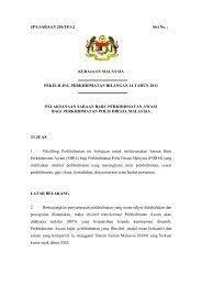 Pekeliling perkhidmatan bilangan 1 tahun 2009. Pekeliling Perkhidmatan Bilangan 14 Tahun 2006
