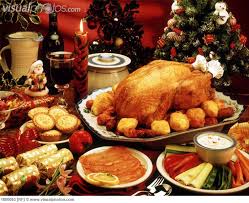 The traditional view is that we have a christmas dinner that is very much like the thanksgiving dinner although a ham is often substituted for the turkey. Church Providing Christmas Dinner Again 88 9 Ketr