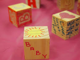Pin By Jessica Cottrell On Mellissa S Baby Shower Baby Blocks Baby Shower Baby Boy Shower Baby Shower