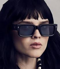 EYLRIM Square Frame Sunglasses for Women Men Trendy Chunky Rectangle Sun  Glasses Black Shades UV400 Protection