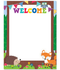 Woodland Friends Welcome Chart