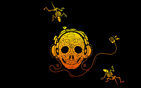  Thematic Musings Music Wallpaper Music Images Skull