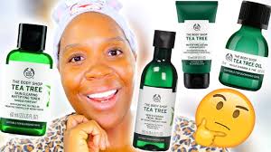 Home body shower gels tea tree skin clearing body wash. The Body Shop Tea Tree Skincare Routine The Body Shop Tea Tree Collection Review Youtube