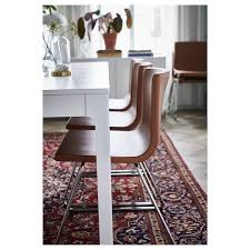 We furniture solid acacia extendable table is unique in itself and a modern version of traditional dining tables. Ekedalen White Extendable Table Min Length 180 Cm Ikea