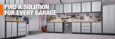 Garage Storage Cabinets Garage Organization At The Home Depot Home Depot Garage Storage Garage Storage Solutions Garage Storage