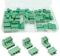 25 Paar 5,08 mm Pitch 2/3/4-polige Schraubanschluss steckbar Terminal Block  PCB Mount Screw Klemmenblock Pluggable Schraubklemmenblock Verbinder für ...