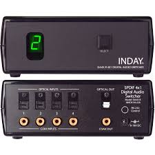 Skip to main search results. Inday Da4x R Spdif 4x1 Digital Audio Switcher Da4x R B H Photo