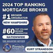 📣 We have some incredible news to share!, 🏆🥇 We are thrilled to announce  that our very own President, Kurt Strandson, has been recognized as the #1  Mortgage Broker in New Hampshire and the #60 Top ...