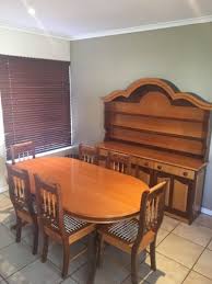 Stunning Solid Yellow Wood And Imbuia Dining Room Set Living Room Sets Furniture Classic Dining Room Furniture