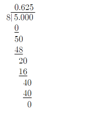 If required, you can use a calculator to do this. How To Change 5 8 Into A Decimal Socratic